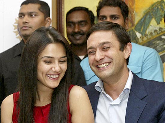 Preity Zinta with Ness Wadia