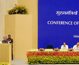 Manmohan at Chief Ministers' Conf