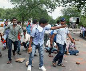 Telangana Protest
