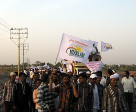 muslim reservation march to mumbai