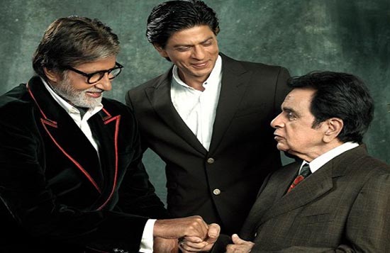 Dilip Kumar with Amitabh and Shahrukh