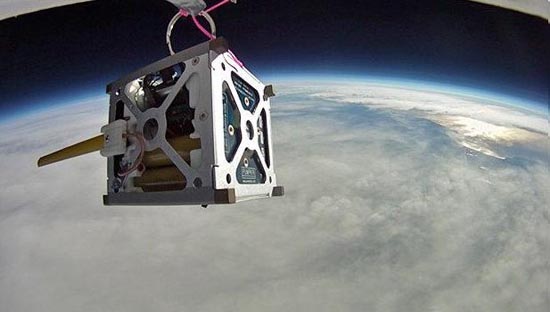 NASA cube in space