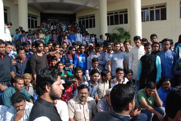 MANUU Protest