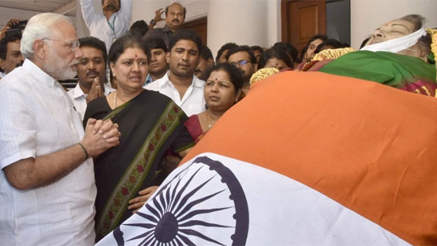 Jayalalithaa funeral