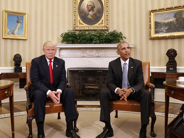 Trump meets Obama