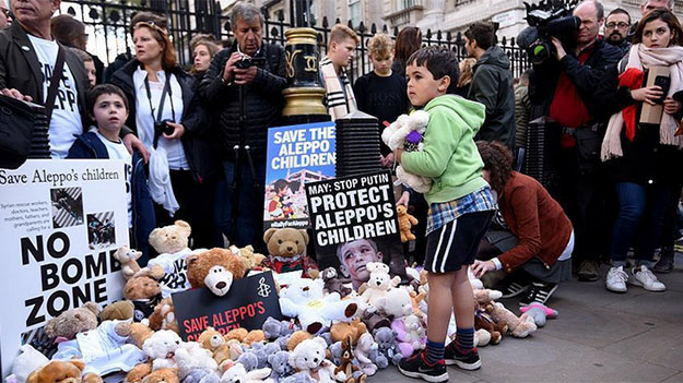 London protest