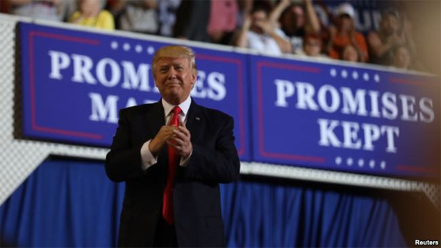 Trumo Praises 100 days in office