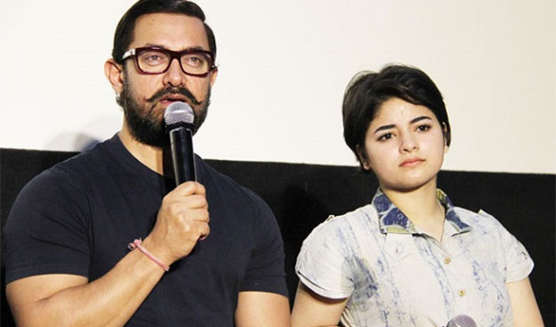 Zaira with Aamir