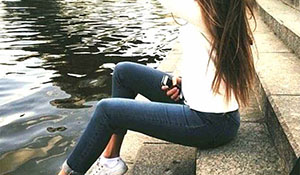 Girl in jeans