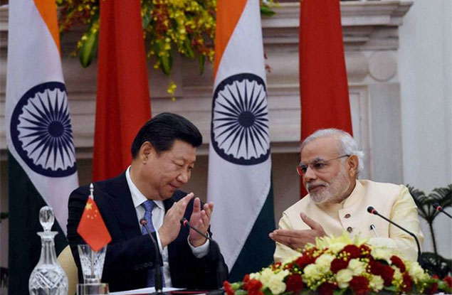 Modi with Xi