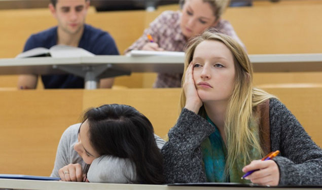 Sleeping during meeting