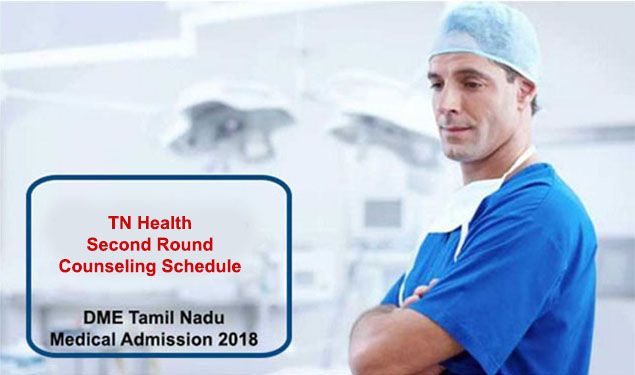 TNHealth Second Round Counseling Schedule 2018