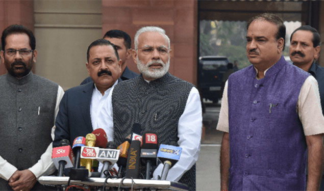 Modi in Parliament