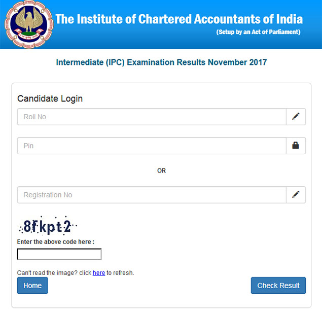 CA inter Result