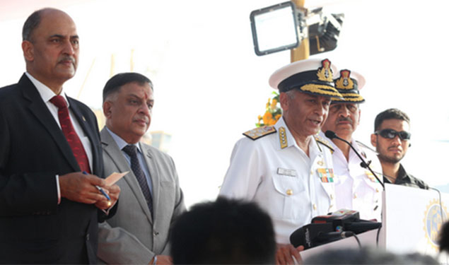INS Karanj Launch