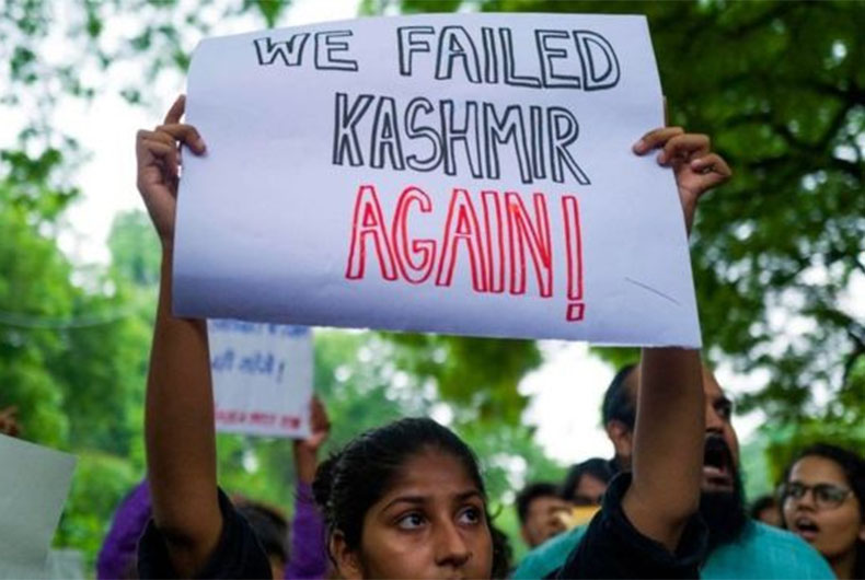Kashmir Protest on Article 370