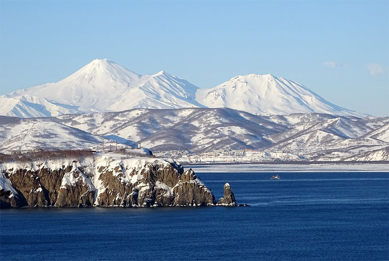 Pacific Ocean Volcano