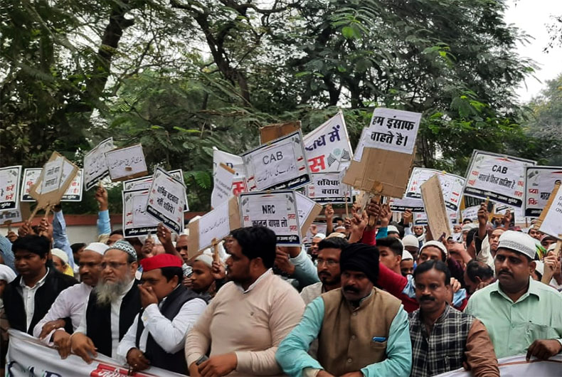 Protest Over CAB