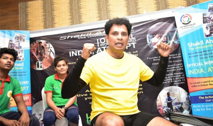 Shakil Ahmed Indoor Rowing