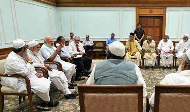 Mahmood Madani with Modi