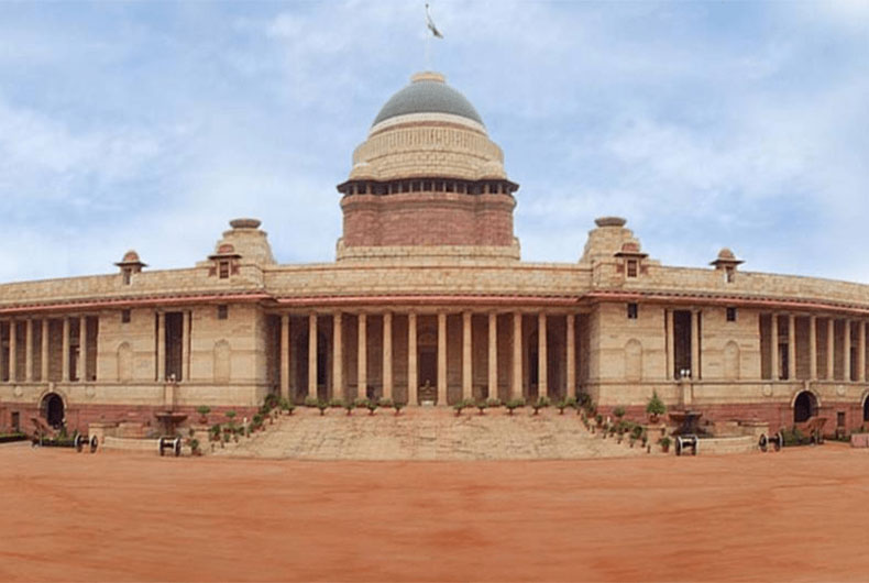 Americans Flying Drone on Rashtrapati Bhavan