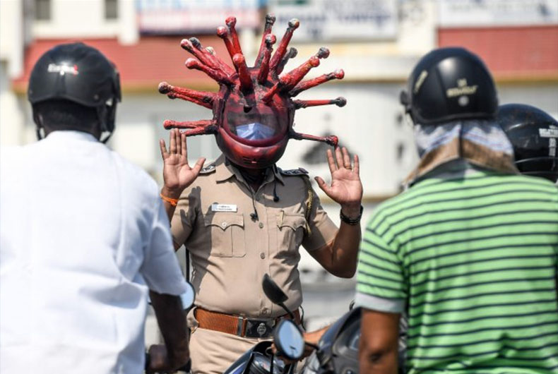 Coronavirus Helmet