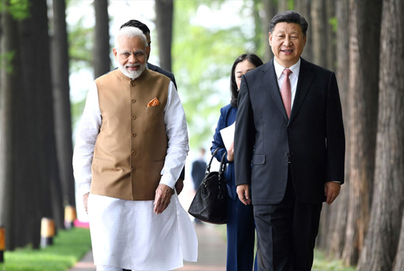 India China