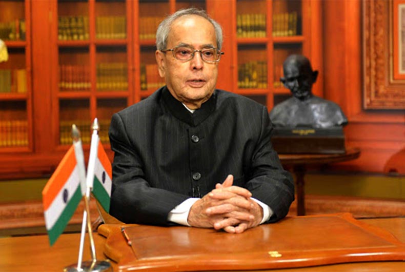 Pranab Mukherjee as President