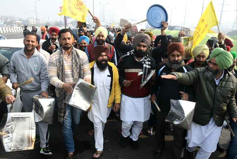 Farmers protest today