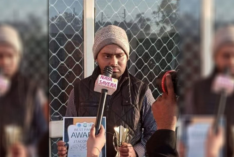 Jamia Student Bags Best Paper Award