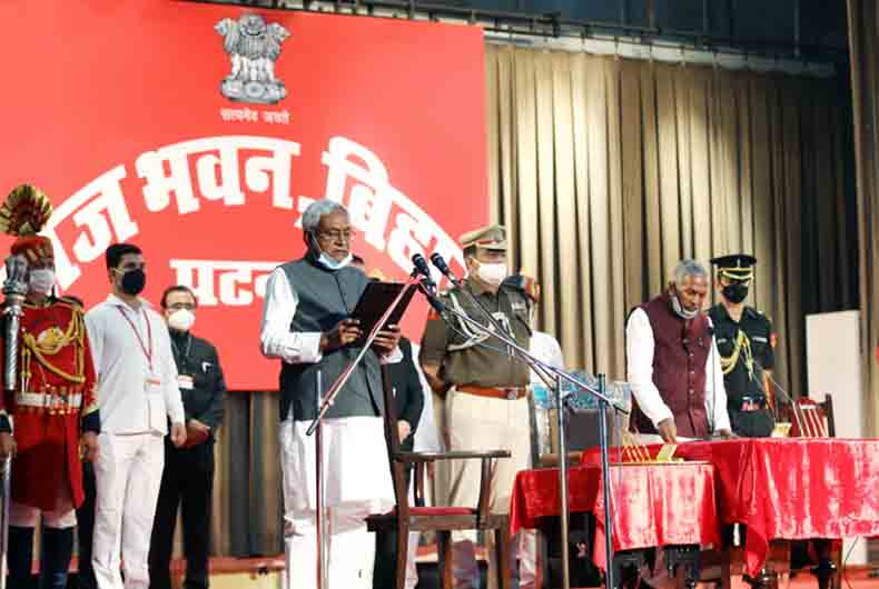 Nitish Sworn In as CM