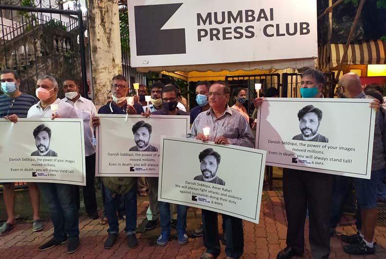 Candle Light Vigil for Danish Siddiqui