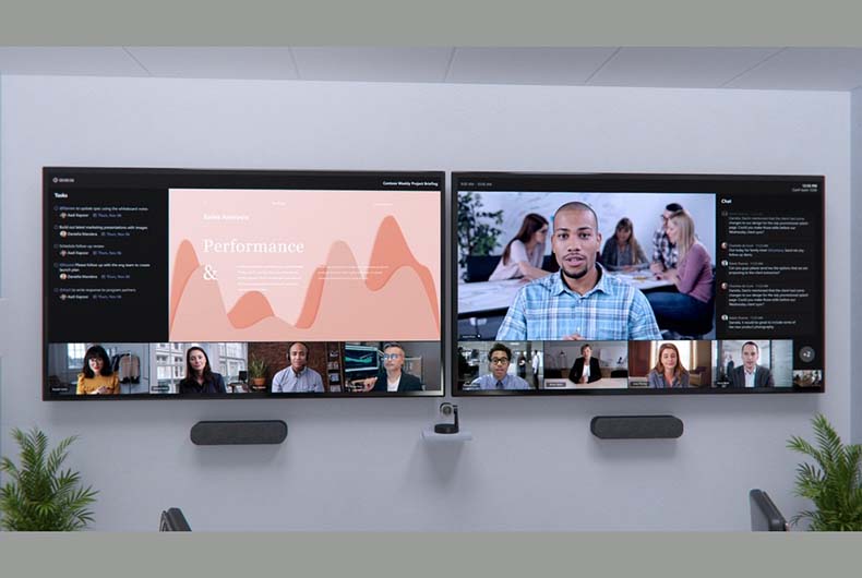 Microsoft Teams Fron Row