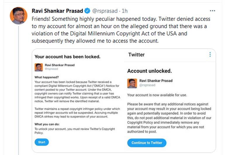 Twitter vs Modi Government