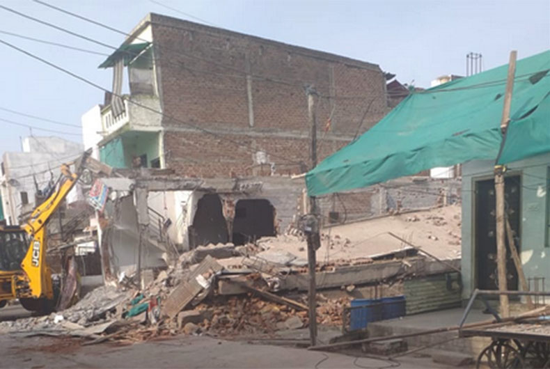 Khargone demoltion
