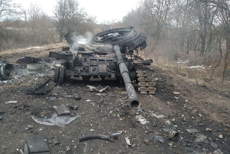 Russian tank design flaw