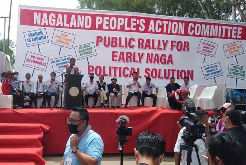 Naga protest today