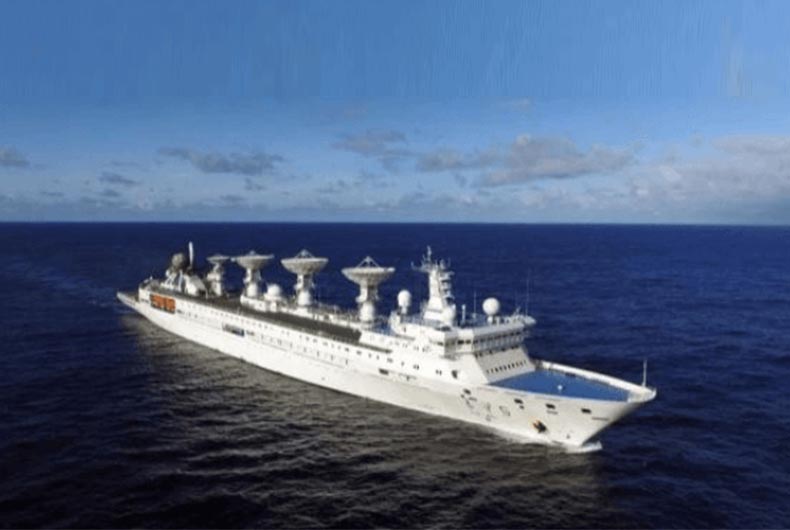 Chinese Spy Ship in Sri Lanka
