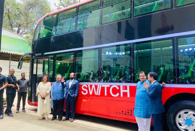 E Double Decker Bus