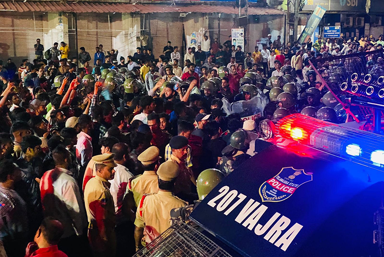 Masses of protesters swarm into Hyderabad as Raja Singh gets bail