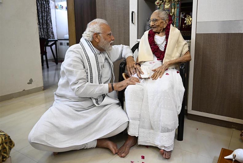 PM Modi's mother dies at the age of 100
