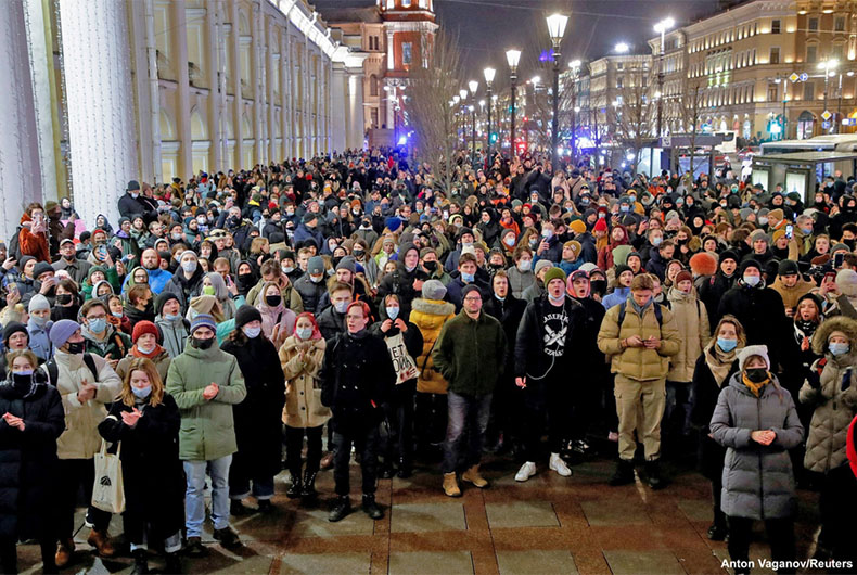 Protest against war