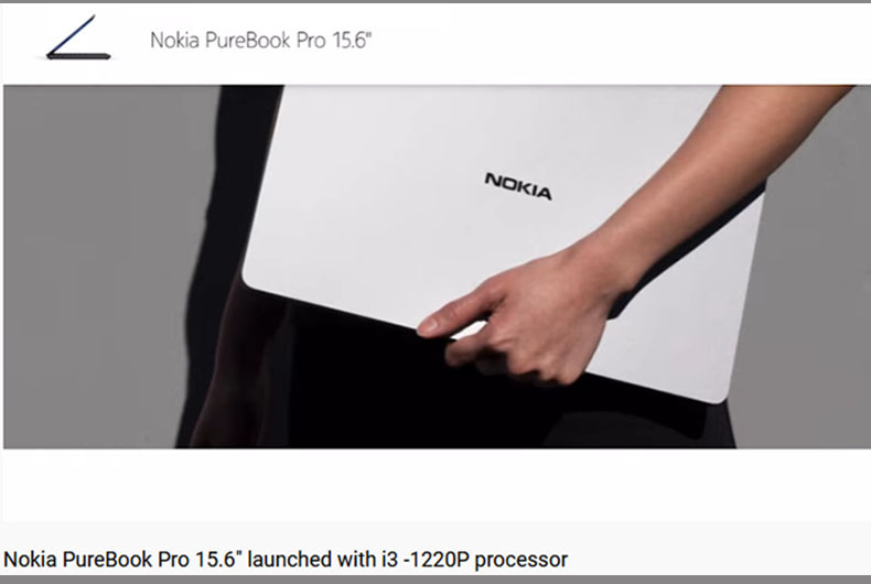 Nokia Laptop Launched Today