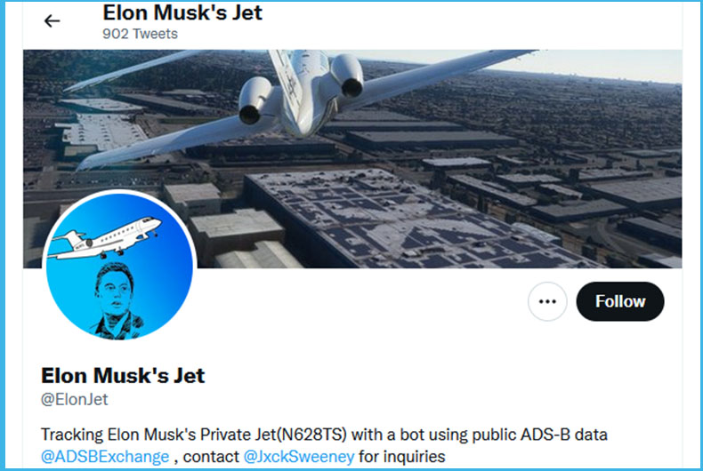 Musk Private Jet