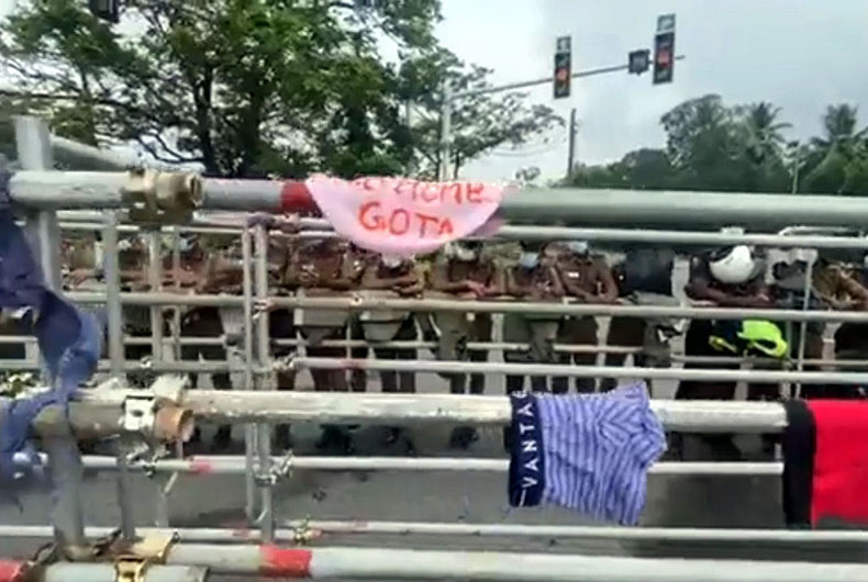 Sri Lanka protest today