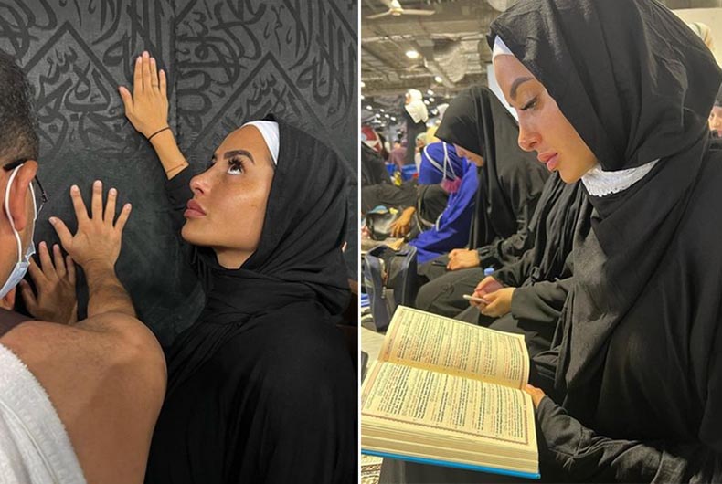 French Reality TV Star converts to Islam, visits Makkah to perform Umrah