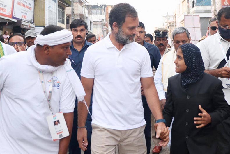 People of all faiths meet Rahul on 4th day of Bharat Jodo Yatra in Karnataka