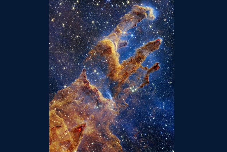 Pillars of Creation seen never before! NASA James b captures new