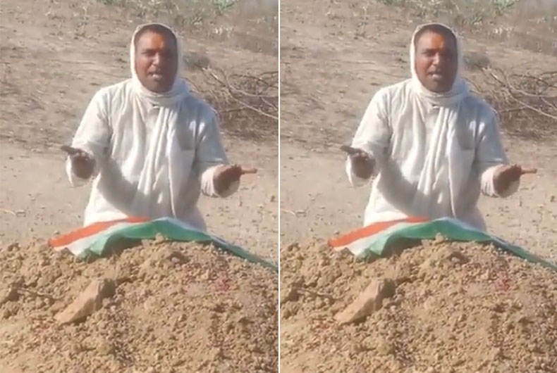 Watch: Congress leader lays Tricolour on Atiq Ahmed’s grave, calls him martyr
