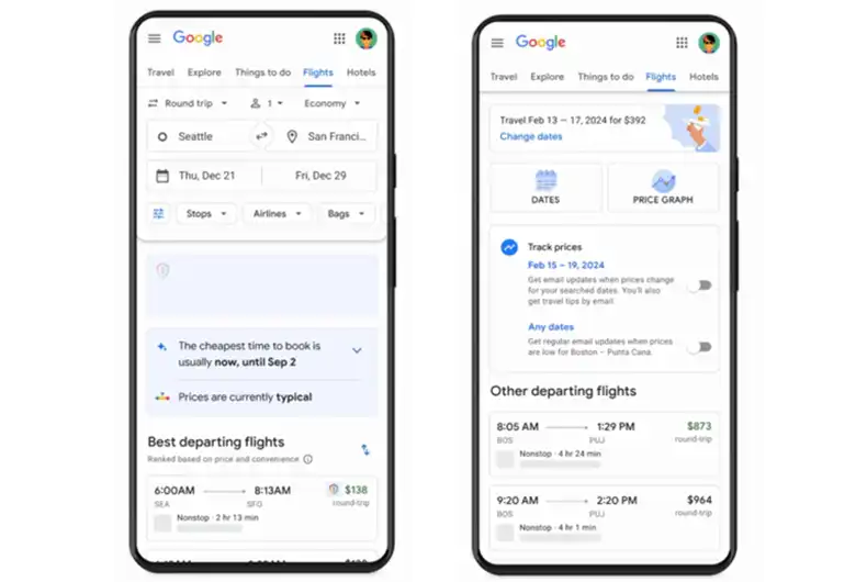 Looking for cheaper flights? Google Flights can assist you